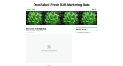 Desktop Screenshot of datasalad.com